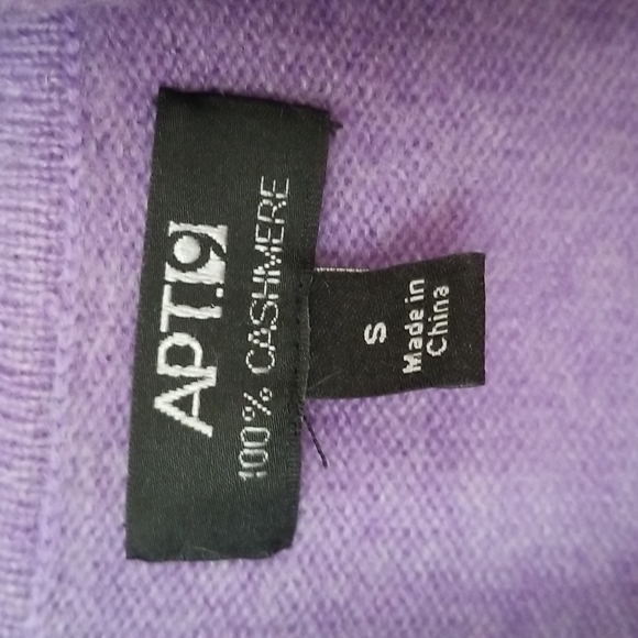 Apt 9 Ladies Cashmere Cowl Neck Sweater - Picture 6 of 6